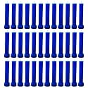 Taper Candle for Home Décor | Soy Wax Healing Aromatherapy LongLasting Candles | Clean Burn for Elegant Lighting and Ritual Uses (Blue, Pack of 3, 12 Candles in Each Box)