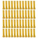 Taper Candle for Home Décor | Soy Wax Healing Aromatherapy LongLasting Candles for Weddings,Special Events | Clean Burn for Elegant Lighting &amp; Ritual Uses (Golden, Pack of 4)