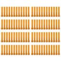 Taper Candle for Home Décor | Soy Wax Healing Aromatherapy LongLasting Candles for Weddings,Special Events | Clean Burn for Elegant Lighting &amp; Ritual Uses (Orange, Pack of 8)