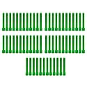 Taper Candle for Home Décor | Soy Wax Healing Aromatherapy LongLasting Candles for Weddings,Special Events | Clean Burn for Elegant Lighting &amp; Ritual Uses (Green, Pack of 5)