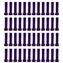 Taper Candle for Home Décor | Soy Wax Healing Aromatherapy LongLasting Candles for Weddings,Special Events | Clean Burn for Elegant Lighting & Ritual Uses (Purple, Pack of 4)