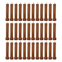 Taper Candle for Home Décor | Soy Wax Healing Aromatherapy LongLasting Candles for Weddings,Special Events | Clean Burn for Elegant Lighting &amp; Ritual Uses (Brown, Pack of 3)
