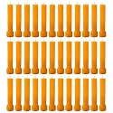 Taper Candle for Home Décor | Soy Wax Healing Aromatherapy LongLasting Candles | Clean Burn for Elegant Lighting and Ritual Uses (Orange, Pack of 3,12 Candles in Each Box)