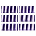 Taper Candle for Home Décor | Soy Wax Healing Aromatherapy LongLasting Candles Clean Burn for Elegant Lighting &amp; Ritual Uses (Purple, Pack of 6,12 Candles in Each Box)