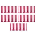 Taper Candle for Home Décor | Soy Wax Healing Aromatherapy LongLasting Candles for Weddings,Special Events | Clean Burn for Elegant Lighting &amp; Ritual Uses (Pink, Pack of 5)