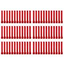 Taper Candle for Home Décor | Soy Wax Healing Aromatherapy LongLasting Candles | Clean Burn for Elegant Lighting &amp; Ritual Uses (RED, Pack of 6, 12 Candles in Each Box)