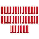 Taper Candle for Home Décor | Soy Wax Healing Aromatherapy LongLasting Candles for Weddings,Special Events | Clean Burn for Elegant Lighting &amp; Ritual Uses (RED, Pack of 5)