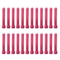Taper Candle for Home Décor | Soy Wax Healing Aromatherapy LongLasting Candles | Clean Burn for Elegant Lighting &amp; Ritual Uses (Pink, Pack of 2, 12 Candles in Each Box)