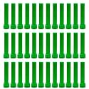 Taper Candle for Home Décor | Soy Wax Healing Aromatherapy LongLasting Candles | Clean Burn for Elegant Lighting and Ritual Uses (Green, Pack of 3, 12 Candles in Each Box)