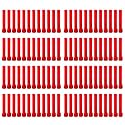 Taper Candle for Home Décor | Soy Wax Healing Aromatherapy LongLasting Candles| Clean Burn for Elegant Lighting and Ritual Uses (Red, Pack of 8, 12 Candles in Each Box)