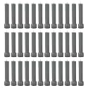 Taper Candle for Home Décor | Soy Wax Healing Aromatherapy LongLasting Candles for Weddings,Special Events | Clean Burn for Elegant Lighting &amp; Ritual Uses (Grey, Pack of 3)