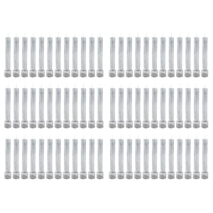 taper candles 4534 for home decor  soy wax healing aromatherapy long lasting candles for weddingsspecial events silver pack of 6