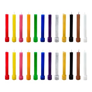 taper candles 4534 for home decor  soy wax healing aromatherapy long lasting candles for weddingsspecial events multicolor pack of 2