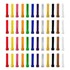 taper candles 4534 for home decor  soy wax healing aromatherapy long lasting candles for weddingsspecial events multicolor pack of 4