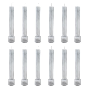 taper candles 4534 for home decor  soy wax healing aromatherapy long lasting candles for weddingsspecial events silver pack of 1
