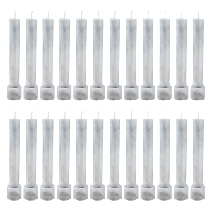 taper candles 4534 for home decor  soy wax healing aromatherapy long lasting candles for weddingsspecial events silver pack of 2