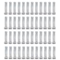 Taper Candles 4.5" for Home Decor | Soy Wax Healing Aromatherapy Long Lasting Candles for Weddings,Special Events (Silver, Pack of 4)