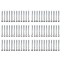 Taper Candles 4.5" for Home Decor | Soy Wax Healing Aromatherapy Long Lasting Candles for Weddings,Special Events (Silver, Pack of 6)