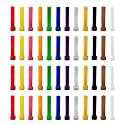 Taper Candles 4.5" for Home Decor | Soy Wax Healing Aromatherapy Long Lasting Candles for Weddings,Special Events (Multicolor, Pack of 4)