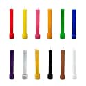 Taper Candles 4.5" for Home Decor | Soy Wax Healing Aromatherapy Long Lasting Candles for Weddings,Special Events (Multicolor, Pack of 1)