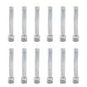 Taper Candles 4.5" for Home Decor | Soy Wax Healing Aromatherapy Long Lasting Candles for Weddings,Special Events (Silver, Pack of 1)