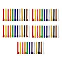 Taper Candles 4.5" for Home Decor | Soy Wax Healing Aromatherapy Long Lasting Candles for Weddings,Special Events (Multicolor, Pack of 5)