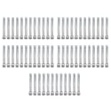 Taper Candles 4.5" for Home Decor | Soy Wax Healing Aromatherapy Long Lasting Candles for Weddings,Special Events (Silver, Pack of 5)