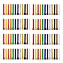 Taper Candles 4.5" for Home Decor | Soy Wax Healing Aromatherapy Long Lasting Candles for Weddings,Special Events (Multicolor, Pack of 8)