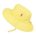 Toddler Baby Sun Hat, UPF 50+ Wide Brim Infant Bucket Hats for Kids 0-6Y