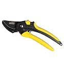 HECTARE Anvil Pruning Secateurs - Heavy Duty Garden Clippers for Dry & Hard Wood, Comfort Grip, Stainless Steel Blades, Ideal for Thicker Branches