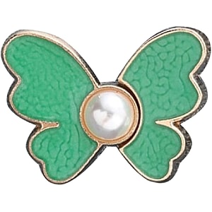 pant waist tightener adjustable waist buckle set extra button for jeans to make tighter instant jeans button pins for pants jeans skirts 4 green butterfly