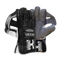 Heega Heritage Black Wicket Keeping Gloves Black