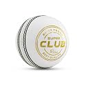 Heega Super Club Paint White 4 Piece Construction Leather Cricket Ball (Pack of 1) | Suitable for Practice Game | Tournament Game
