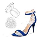 Heel Cushion Inserts &amp; Metatarsal Pads for Women | 1 Pairs Heel Grips &amp; 1 Pairs Ball of Foot Cushions | Silicone Shoe Insoles for High Heels | Blister Prevention for Too Big Shoes
