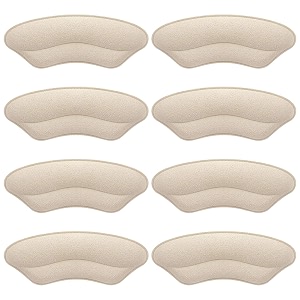 heel grips liner cushions inserts for loose shoes  heel pads for too big shoes  filler for improved fit amp comfort  prevent heel slip amp blisters  4 pairs skin  men amp women