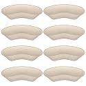 Heel Grips Liner Cushions Inserts for Loose Shoes | Heel Pads for Too Big Shoes | Filler for Improved Fit & Comfort | Prevent Heel Slip & Blisters | 4 Pairs, Skin | Men & Women