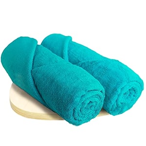 heelium bamboo bath towel  ultra absorbent  3x softer than cotton towels  140 x 70 cm - 600 gsm  pack of 2 - light grey iris
