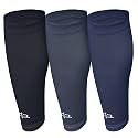 HEELIUM Bamboo Compression Calf Sleeves for Men &amp; Women, Sports Running &amp; Cycling, Odour Free
