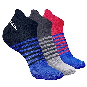 heelium bamboo ankle socks for men  odour-free and breathable  padded base and anti-bacterial  3x softer than regular socks