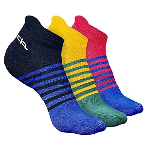 heelium bamboo ankle socks for men  odour-free and breathable  padded base and anti-bacterial  3x softer than regular socks