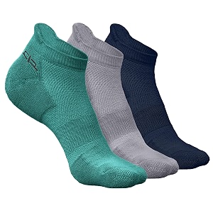 heelium bamboo ankle socks for men  odour-free and breathable  padded base and anti-bacterial  3x softer than regular socks