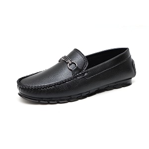 Heels County Faux Leather Loafers Shoes for
