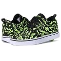 HEELYS Unisex Pro 20 Prints (Little Kid/Big Kid/Adult), Black/Yellow, 5 Medium
