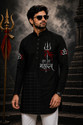 HEENGSHI Men Printed Straight Kurta