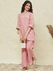 Heerkart Girls Casual Kurta and Palazzo Set