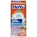 Hefty Ultra Strong 13 Gal Kitchen Trash Bags, White, Lavender Vanilla, 40ct