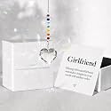 Hegelda Birthday Gifts for Girlfriend Crystal Suncatcher Christmas Ornament Decor
