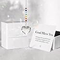 Hegelda Christian Gifts for Women Crystal Suncatcher Christmas Ornaments