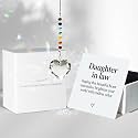 Hegelda Daughter in Law Gifts Crystal Suncatcher Christmas Ornaments