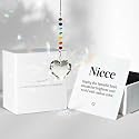 Hegelda Niece Gifts from Auntie Aunt Uncle Crystal Suncatcher Ornament